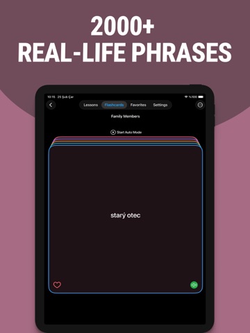 Learn Slovak - Lentil iPad screenshot