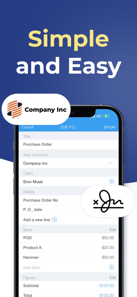 Purchase Order PRO - PO Maker - Business App | MWM