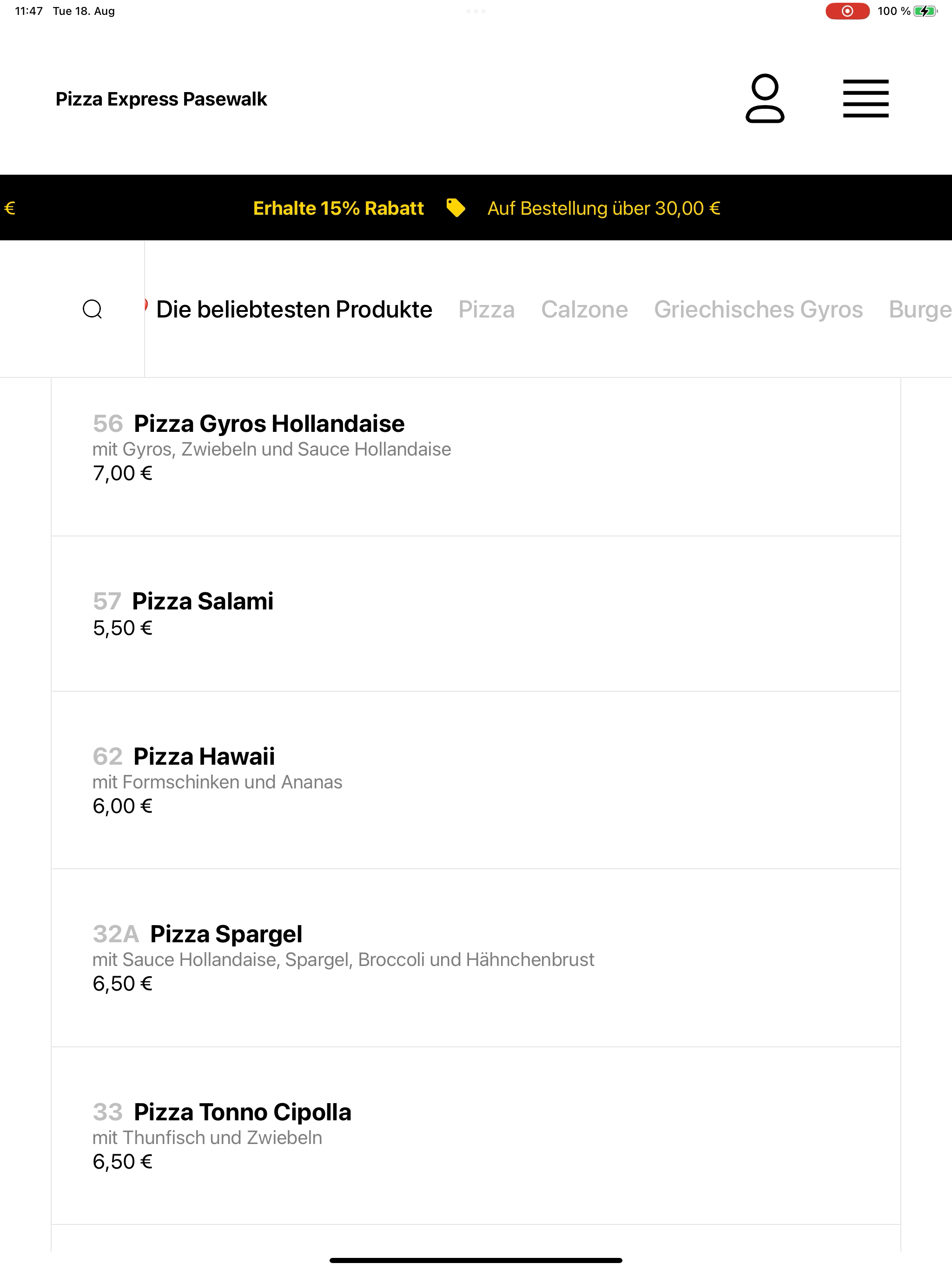 Pizza Express Pasewalk screenshot 11