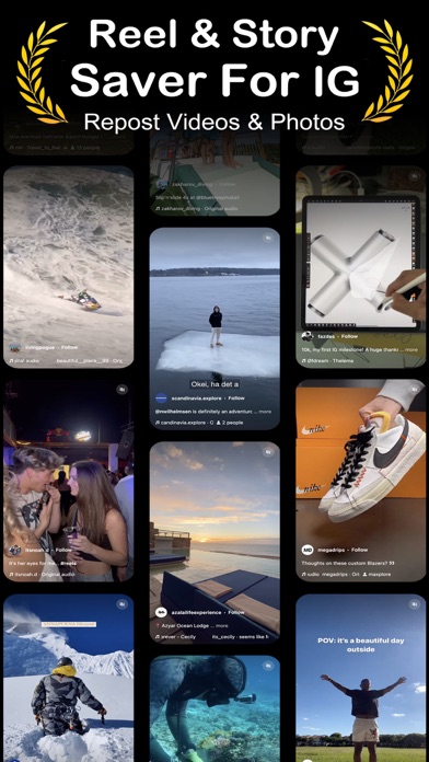 InSaver : IG Story Reels Video Screenshot