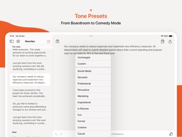 AI Rewriter: Paraphrase Text iPad screenshot