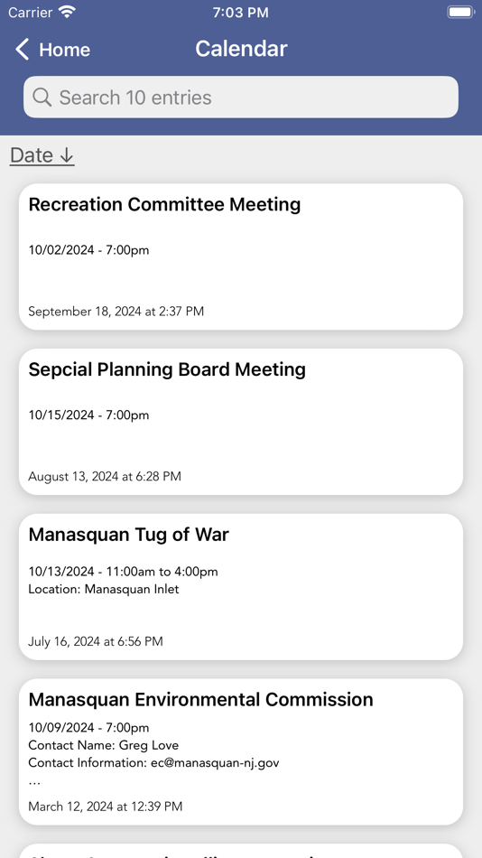 #2. Borough of Manasquan (iOS) 由: Borough of Manasquan