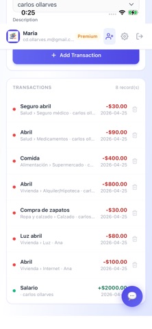 Screenshot 2 of TallyFam - Gastos en Familia App