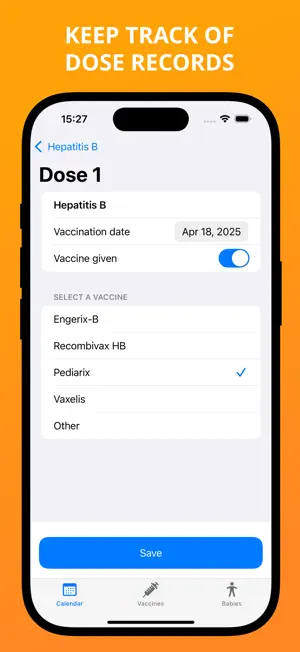 Baby Vaccination Tracker & Log screenshot 2