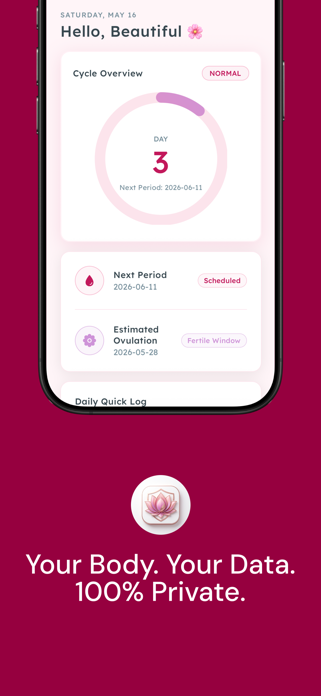 CyclePrivate: Period Tracker Screenshot 1 of 10