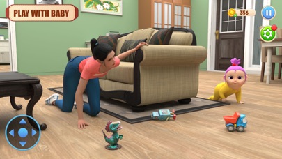 Single Mother Baby Care Games Screenshot