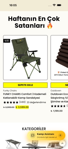 Kamp ve Ötesi iPhone screenshot