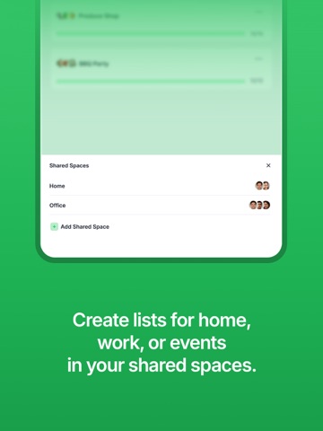 Sync-list: Shopping Lists iPad screenshot