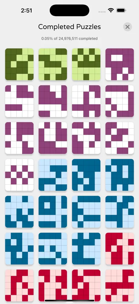 Every 5x5 Nonogram 数织谜题应用截图
