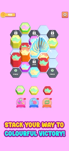Hexa Sort Color Puzzle Game Screenshot 2 of 4