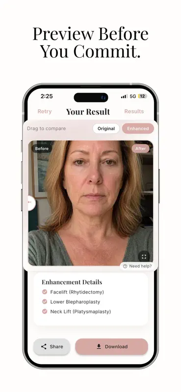 Refina: AI Plastic Surgery screenshot 2 of 6