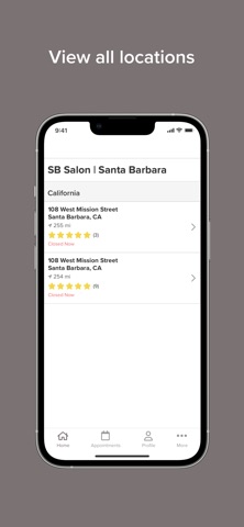 SB Salon | Santa Barbara iPhone screenshot