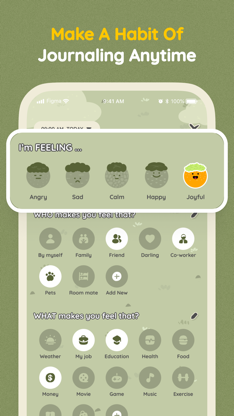 Pals: Daily log mood journal screenshot 2