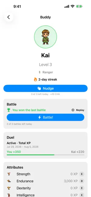 Battle Buddies: Fitness RPG screenshot 4