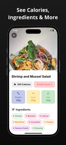 Body Goals : Calorie & Workout iPhone screenshot