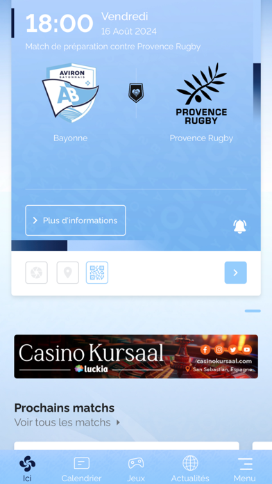 Aviron Bayonnais Rugby Pro Screenshot