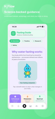 H2 flow water fasting Screenshot 3 of 5