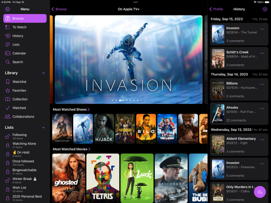 Screenshot #5 pour Rippple for Trakt