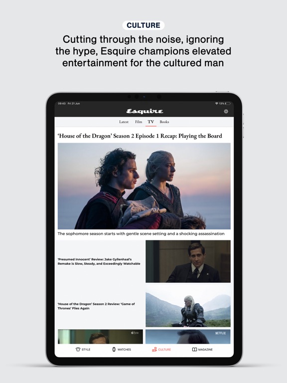 Esquire UK iPad app afbeelding 5