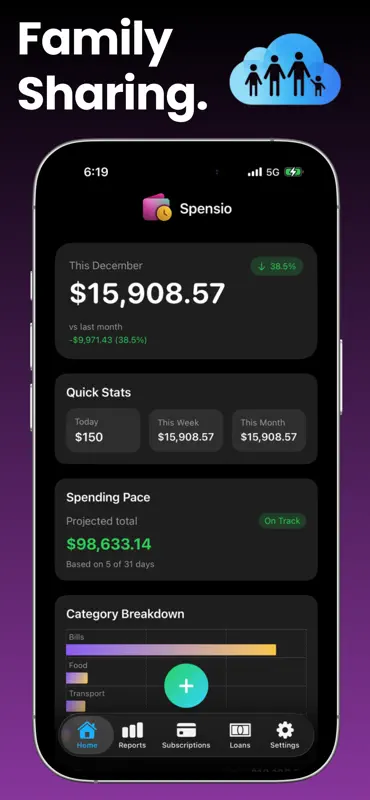 Spensio: Track Bills & Loans screenshot 4 of 4
