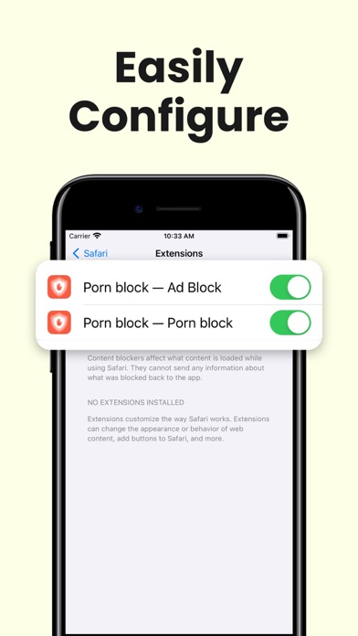 Porn, Website, Ads Blocker App Screenshot
