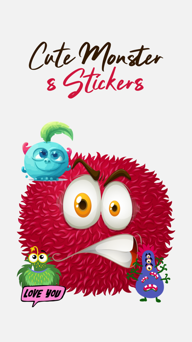 Screenshot #1 pour Cute Monsters and Emojis