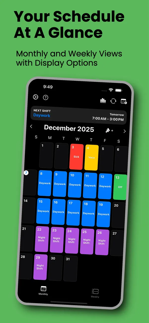 #2. Shield Shift Tracker (iOS) Ved: Corey Gillespie