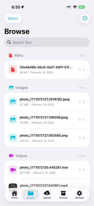 CloudVault - File Storage Screenshot 4 of 5