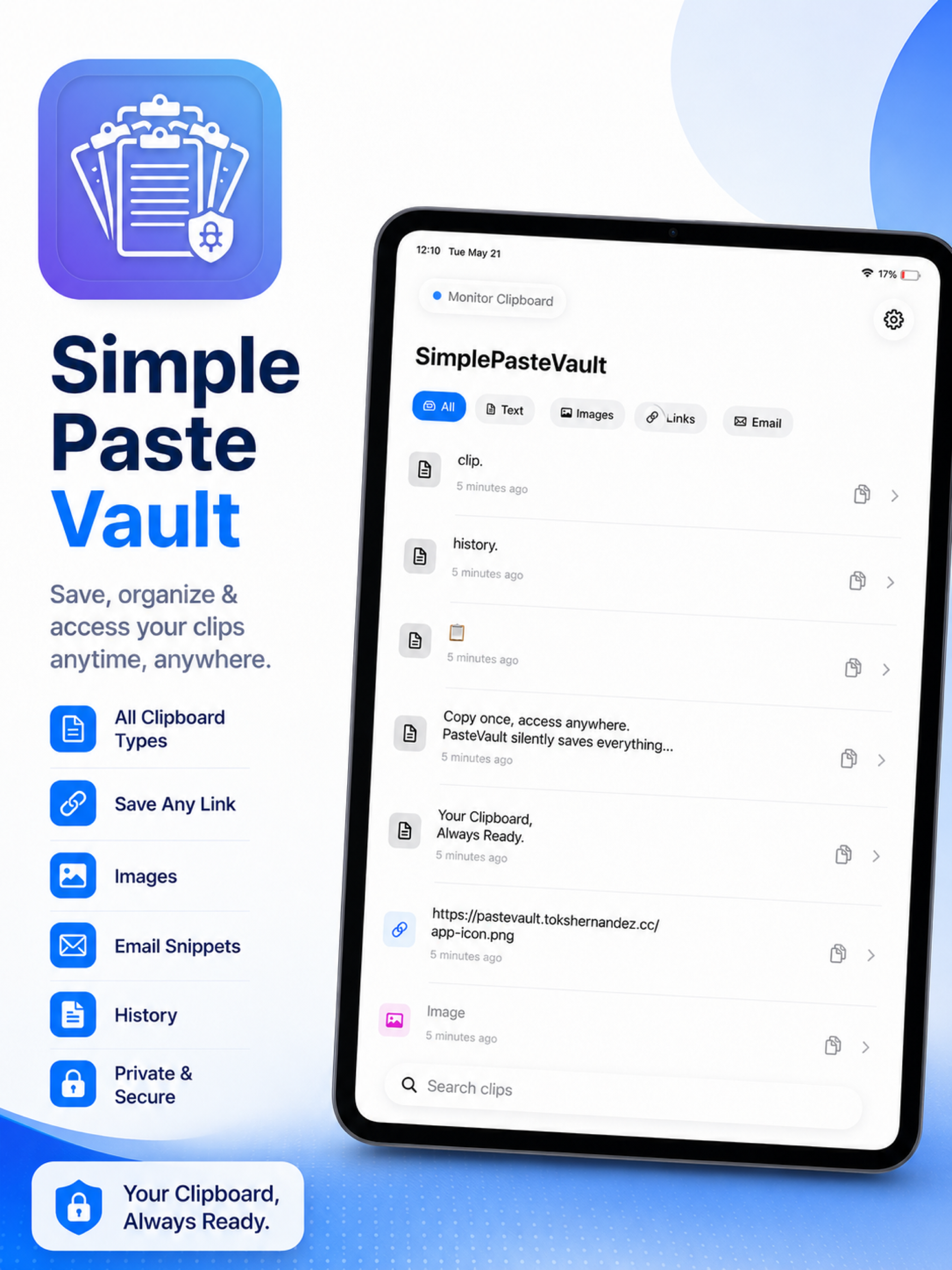 SimplePasteVault