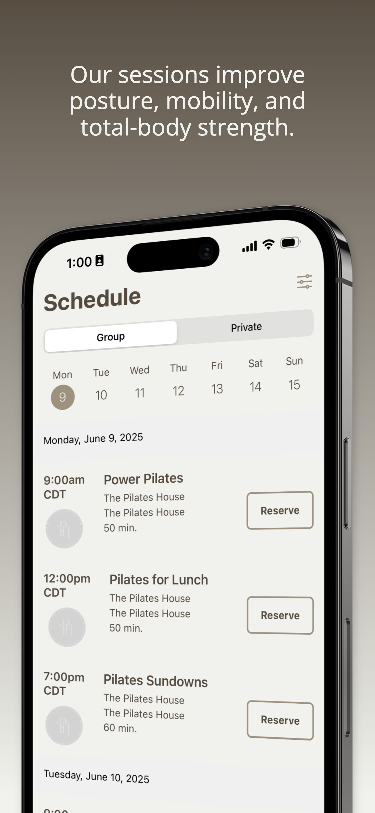 The Pilates House screenshot 4