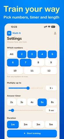 Math It! Times Tables Screenshot 1 of 4