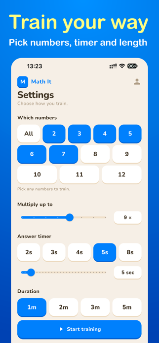 Math It! Times Tables Screenshot 1 of 4