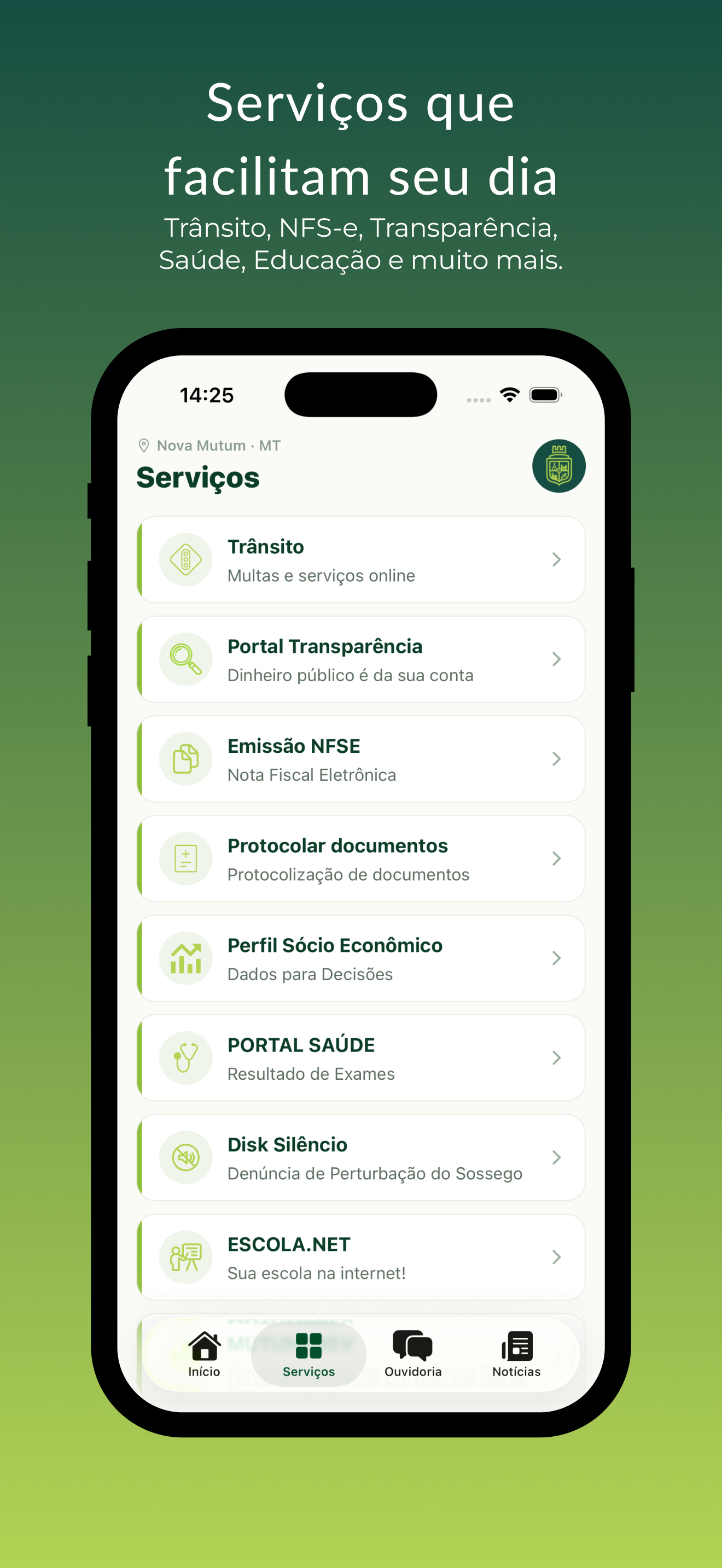 Prefeitura de Nova Mutum screenshot 4