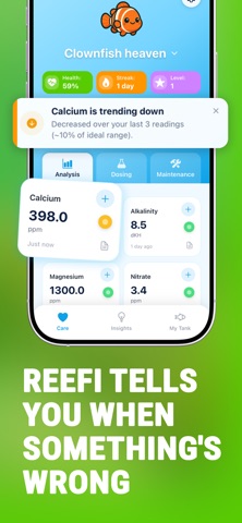 Reefi: Aquarium Tracker iPhone screenshot