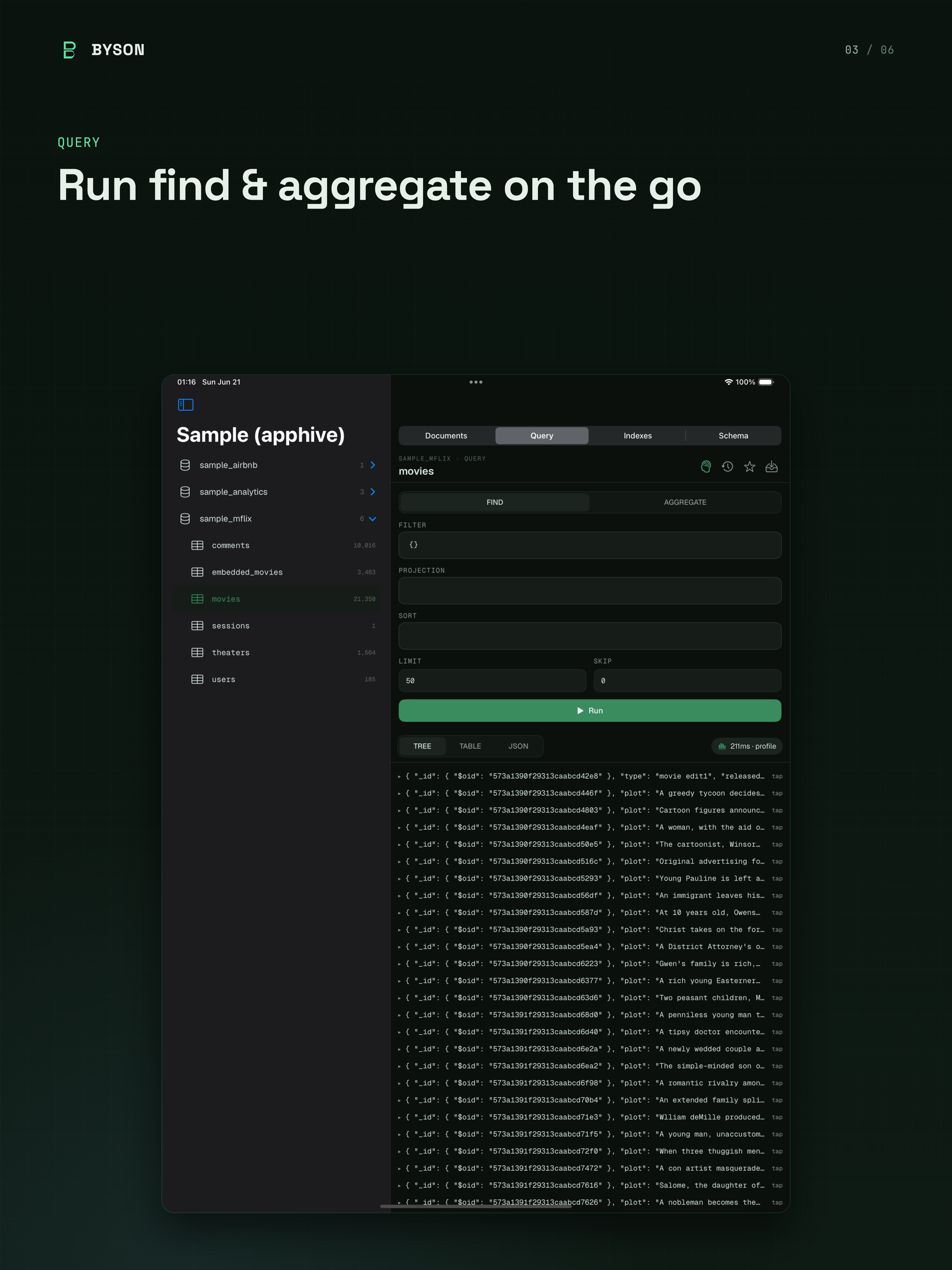 Byson: MongoDB Client screenshot 12