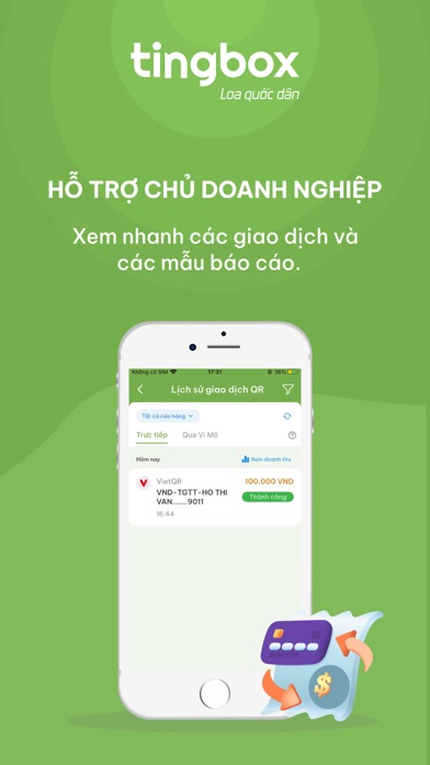 Tingbox – Loa Quốc Dân iPhone screenshot 3 - Business app