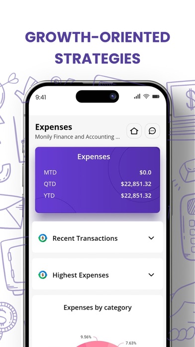 Monily - Accounting Services Screenshot