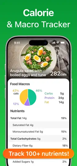 Скриншот Calorie Counter - MyNetDiary на iPhone 4