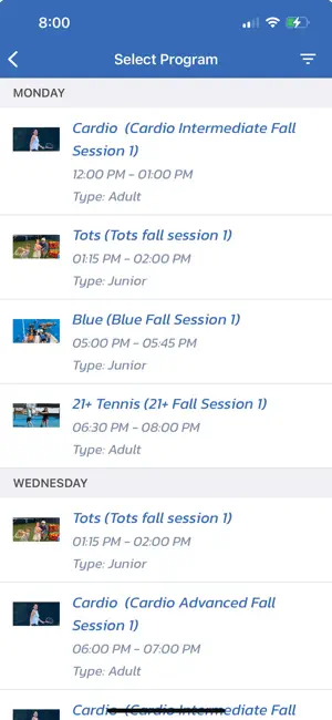 GPS Racquets screenshot 3