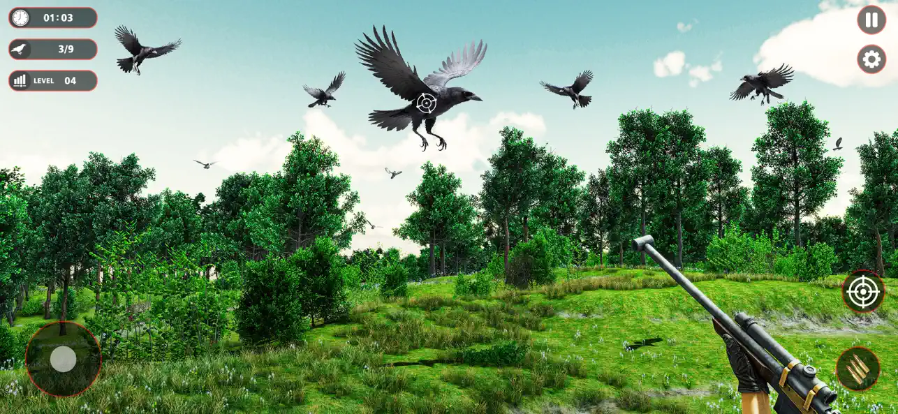 Screenshot #3 pour Jeu chasse oiseaux jungle 2025