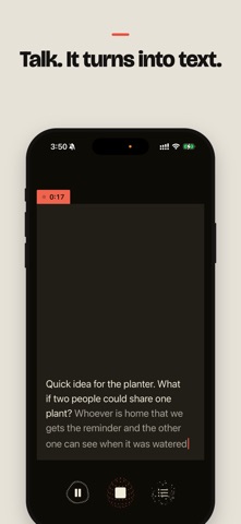 Basin: Voice Memos to Text screenshot 1