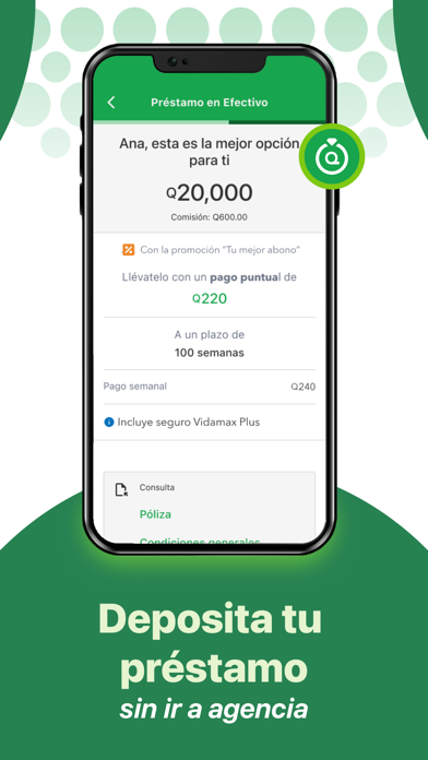 Banco Azteca Guatemala iPhone screenshot 2 - Finance app
