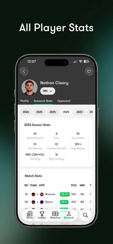 Tryline: NRL Live Scores screenshot 6 of 10