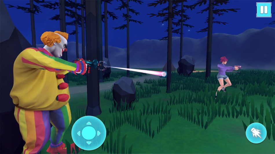 #1. Killer Clown! Survive Or Die (iOS) โดย: Sabeen Zahid