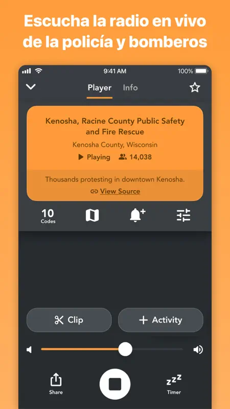 Police Scanner Radio & Fire screenshot 1 of 7