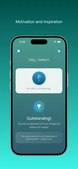 Ocean: Longevity Habit Tracker screenshot 3