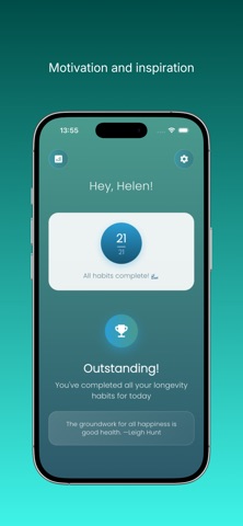 Ocean: Longevity Habit Tracker screenshot