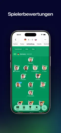 Screenshot von FotMob - Fußball Ergebnisse auf dem iPhone 6