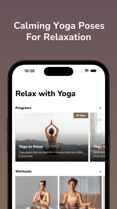 Relaxing Yoga Poses Screenshot