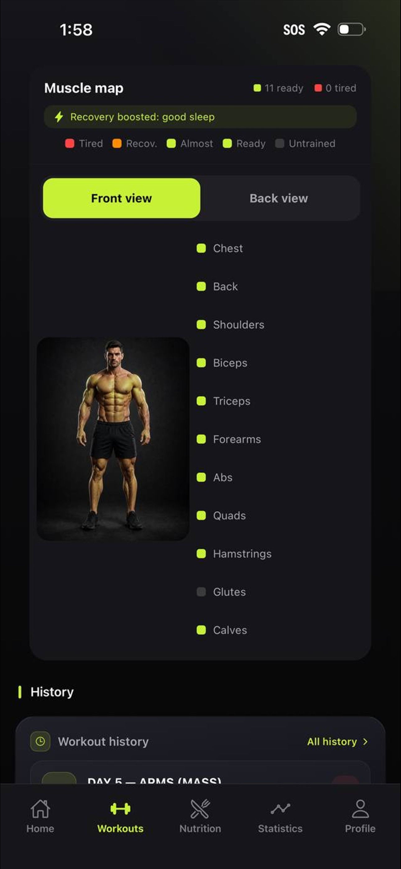 Screenshot 1 of TrainPilot AI Fitness